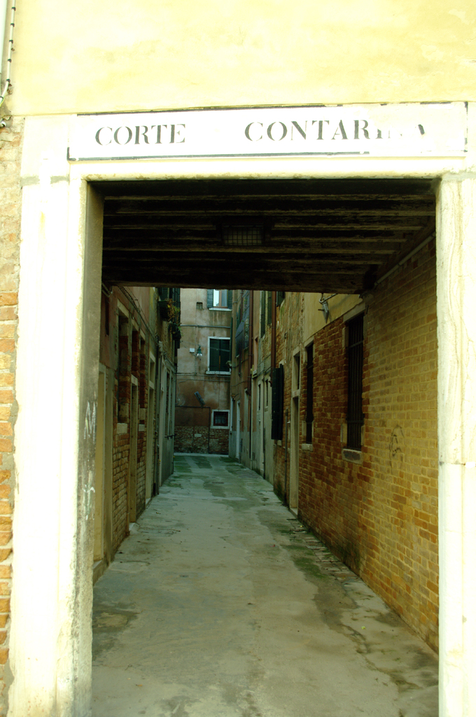 А это - пример венецианского корте (Corte). Корте